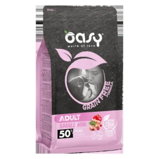 Oasy Adult dog Grain Free Small/Mini (maiale)