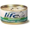 Life PetLife Pet Cat Natural in lattina (manzo)