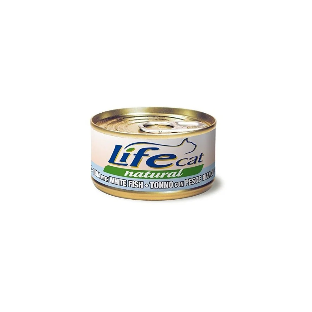 Life PetLife Pet Cat Natural in lattina (tonno e pesce bianco)