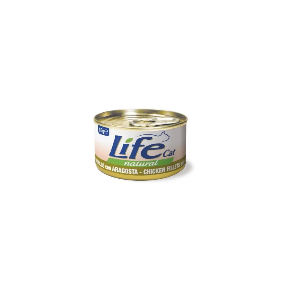 Life PetLife Pet Cat Natural in lattina (pollo e aragosta)