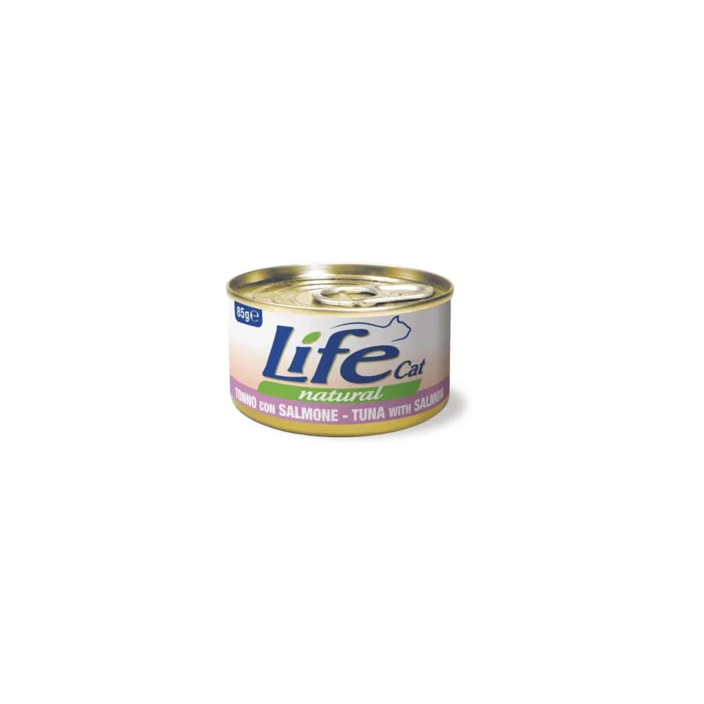 Life PetLife Pet Cat Natural in lattina (tonno e salmone)