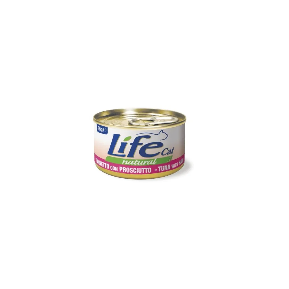 Life PetLife Pet Cat Natural in lattina (tonno e prosciutto)