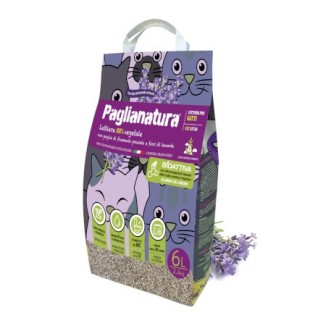 Paglianatura Lettiera vegetale alla lavanda per gatti