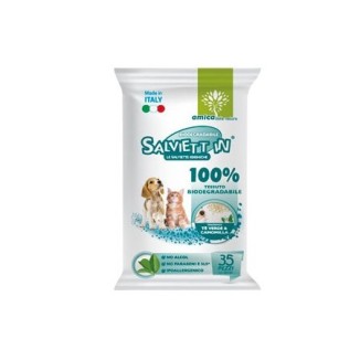 Salviett In Salviette biodegradabili al te verde e camomilla