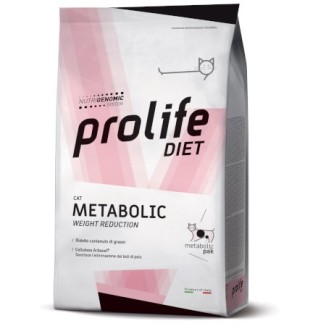 Prolife Diet Metabolic Weight Reduction per gatti secco (maiale)