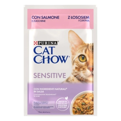 PurinaPurina Cat Chow Adult Sensitive (salmone e zucchine)