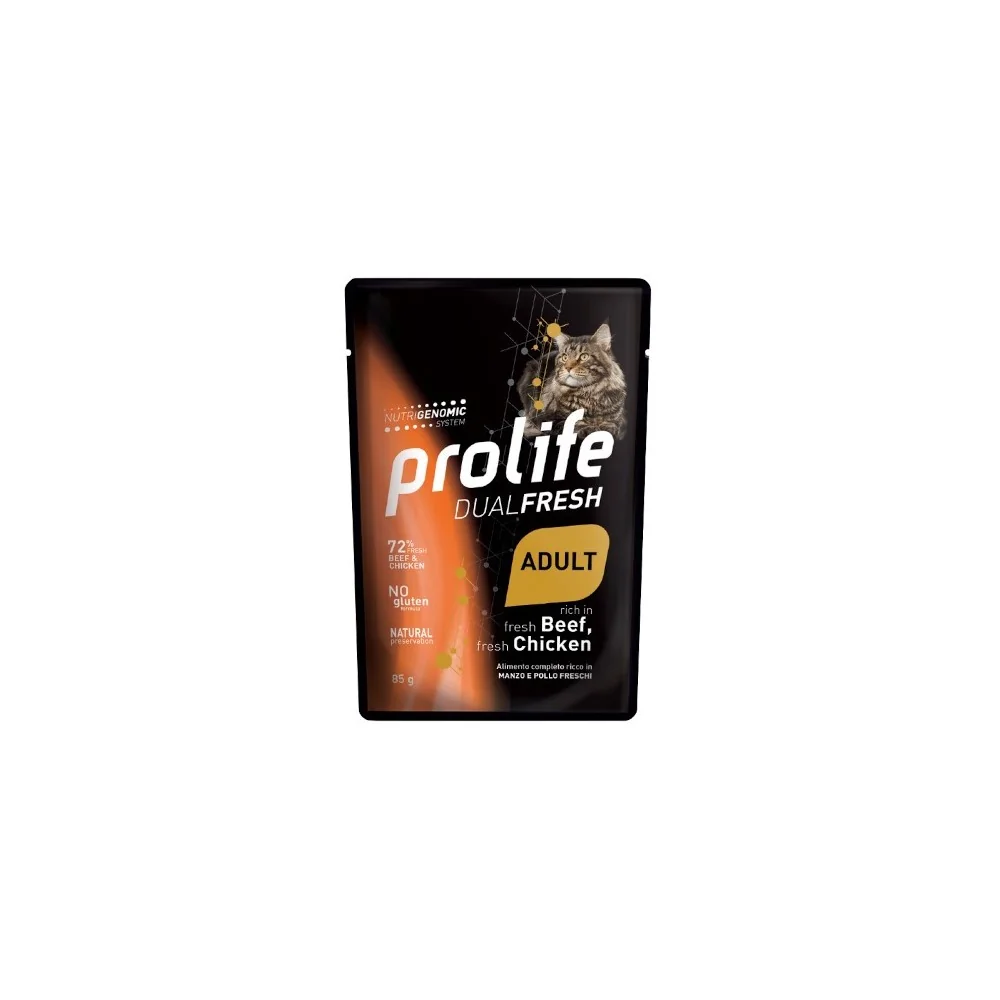 ProlifeProlife Dual Fresh Adult Cat umido (manzo e pollo)
