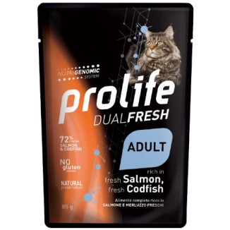 Prolife Dual Fresh Adult Cat umido (salmone e merluzzo)