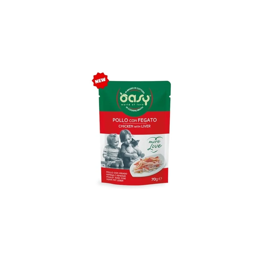 OasyOasy More Love bustina con pollo e fegato