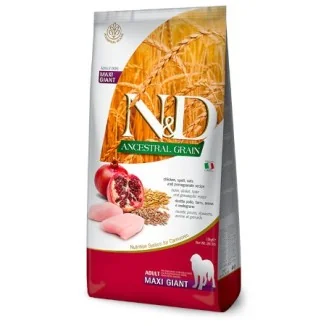 Farmina N&D Ancestral Grain Maxi/Giant canine (pollo e melograno)