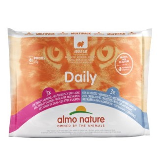 Almo Nature Daily Multipack (tonno e salmone / merluzzo e gamberetti)