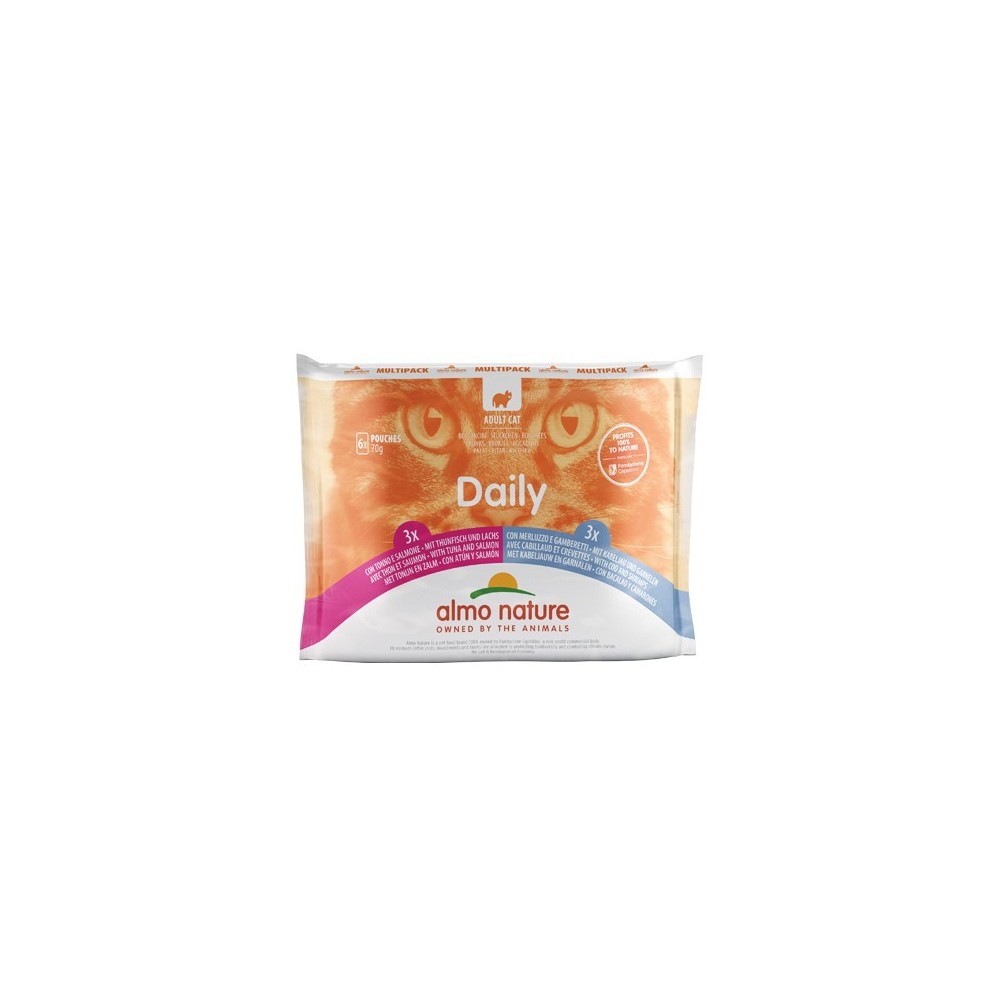 Almo Nature Daily Multipack (tonno e salmone / merluzzo e gamberetti)