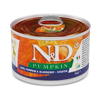 Farmina N&D Pumpkin canine starter (zucca agnello e mirtilli)