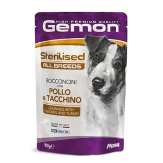 Gemon All Breeds Sterilised Bocconcini Pollo e Tacchino