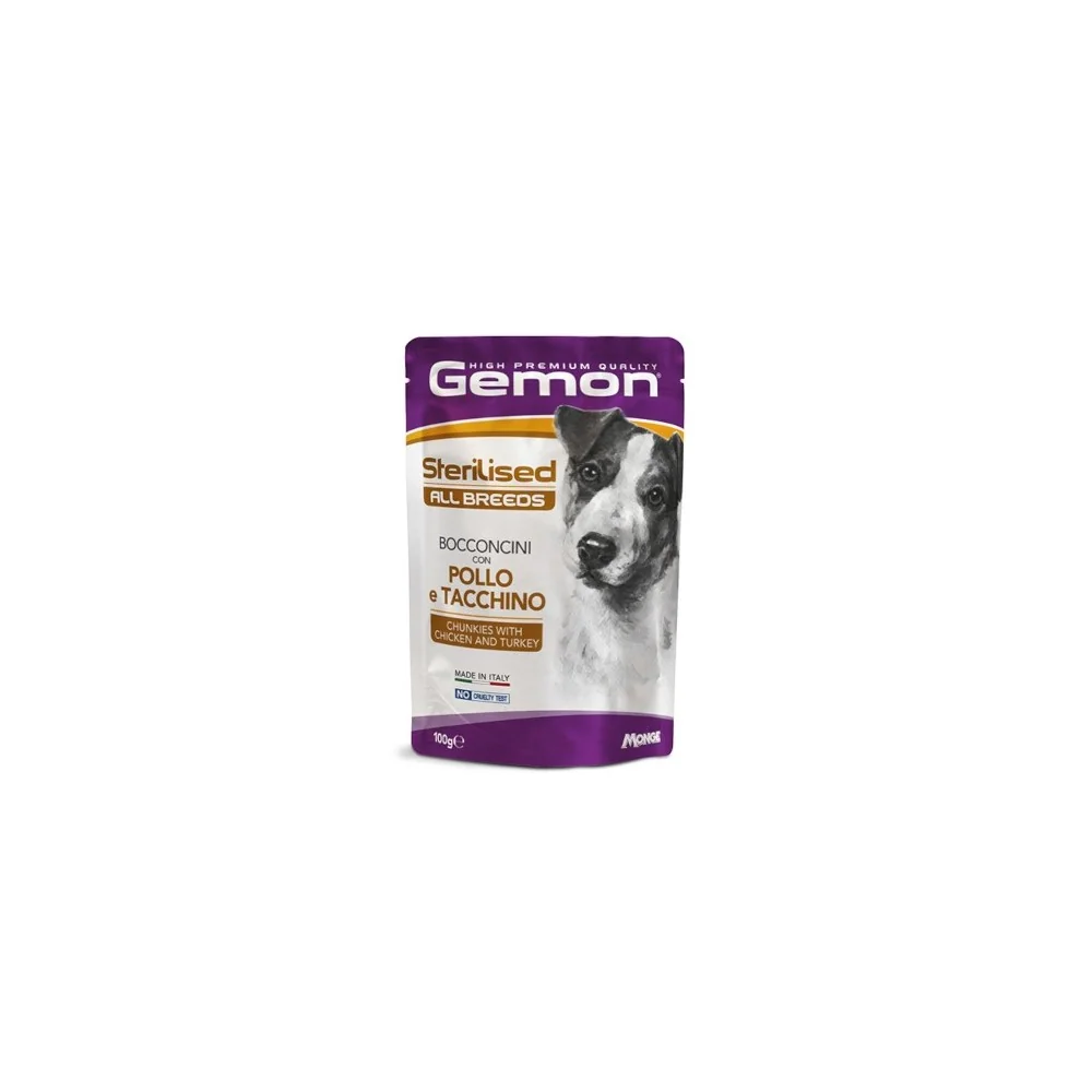 GemonGemon All Breeds Sterilised Bocconcini Pollo e Tacchino