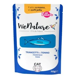 WeNature Kitten trancetti di Tonno in bustina in jelly