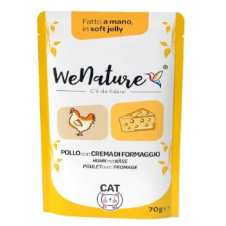WeNature Pollo con Crema di Formaggio in bustina in jelly