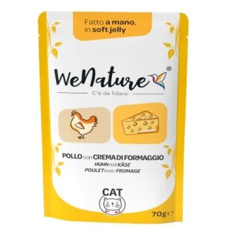 WeNature Pollo con Crema di Formaggio in bustina in jelly