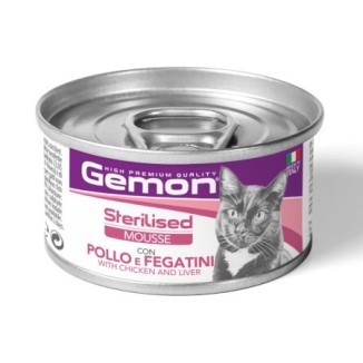 Gemon Sterilised Mousse con Pollo e Fegatini