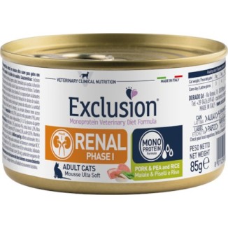 Exclusion Diet Renal fase 1 Cat umido (maiale e piselli)