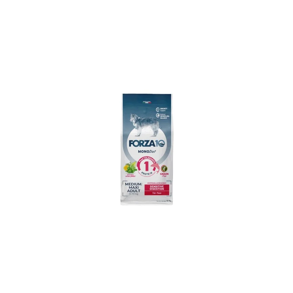 Forza 10Forza 10 Mono Diet medium/maxi sensitive digestion (pesce)