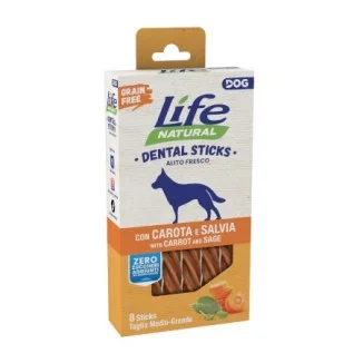 Life Pet Natural Dental Sticks medium/large (carota e salvia)