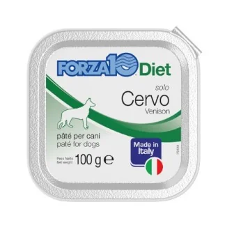 Forza 10 Solo Diet paté al cervo per cani