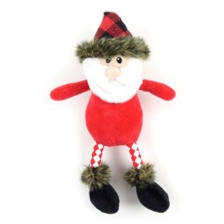 Leopet Gioco in peluche per cani Babbo Natale