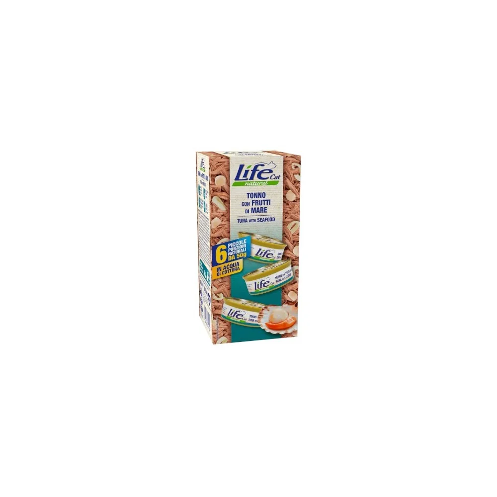 Life PetLife Pet Cat Natural Multipack (tonno e frutti di mare)