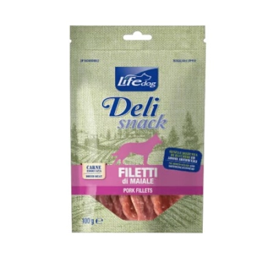 Life PetLife Pet Dog Deli snack natural filetti (maiale)