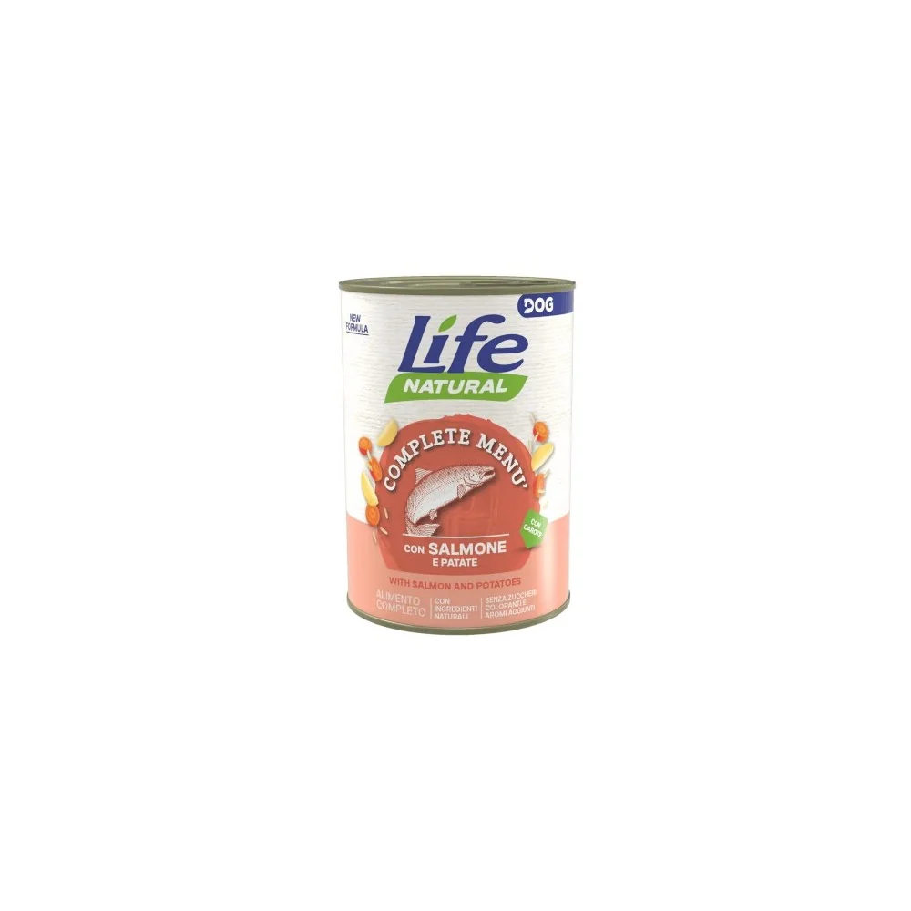 Life PetLife Pet Dog Nutrition Plus (salmone e patate)