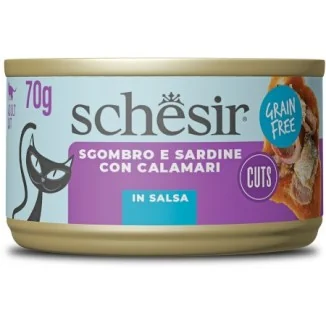Schesir Sardine in salsa (sgombro e sardine con calamari)