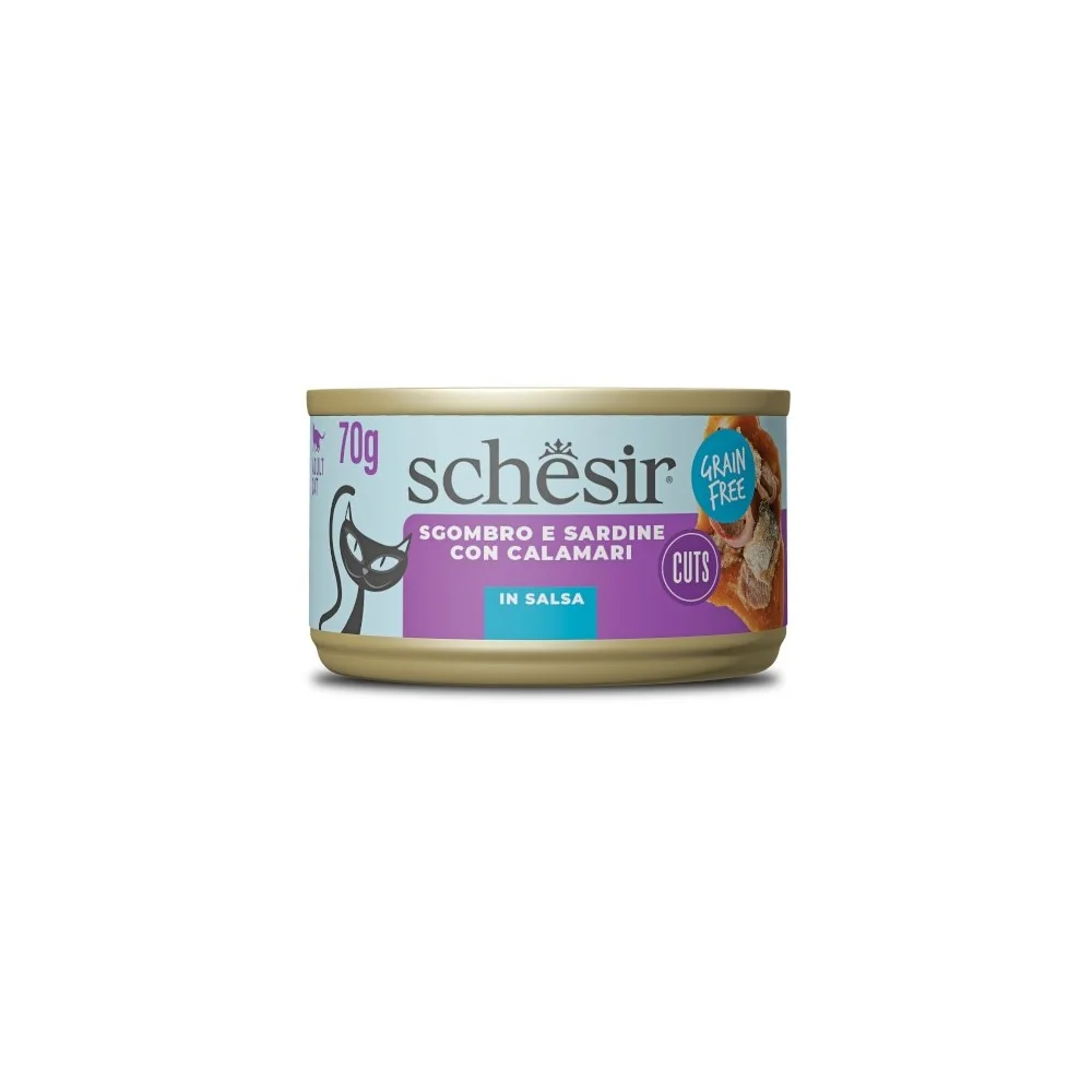 Schesir Sardine in salsa (sgombro e sardine con calamari)