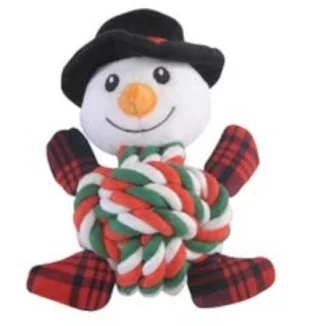 Camon Gioco Natalizio per Cani (Pupazzo di Neve)