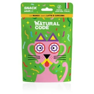 Natural Code Snack Manzo Ripieno di Latte e Curcuma