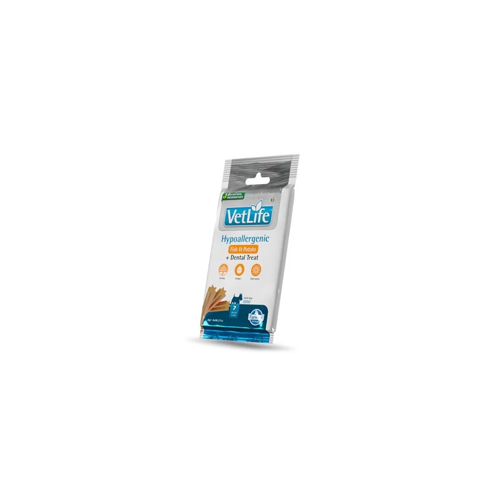 FarminaFarmina Vet Life Dentral Treat Hypoallergenic mini (pesce e patate)