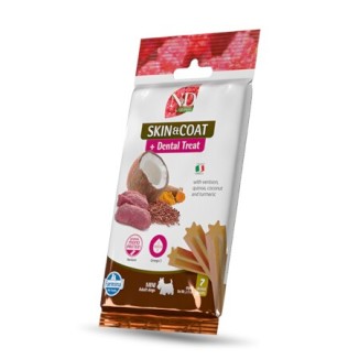 Farmina Dentral Treat N&D Quinoa Skin & Coat mini (cervo)