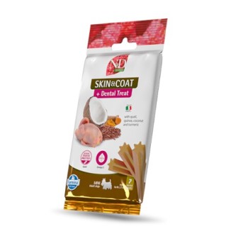 Farmina Dentral Treat N&D Quinoa Skin & Coat mini (quaglia)