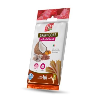 Farmina Dentral Treat N&D Quinoa Skin & Coat mini (aringa)