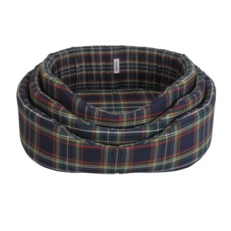 Camon cuccia ovale Scozzese Blu