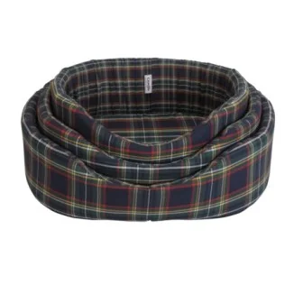Camon cuccia ovale Scozzese Blu