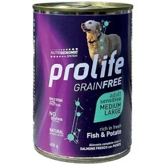 Prolife Grain Free Medium/Large umido (pesce e patate)
