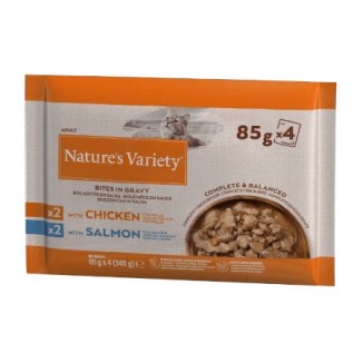 Nature's Variety Cat Bocconcini in salsa multipack (pollo e salmone)