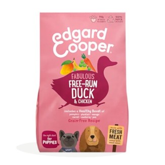 Edgard & Cooper Crocchette per cuccioli senza cereali (Anatra e Pollo)