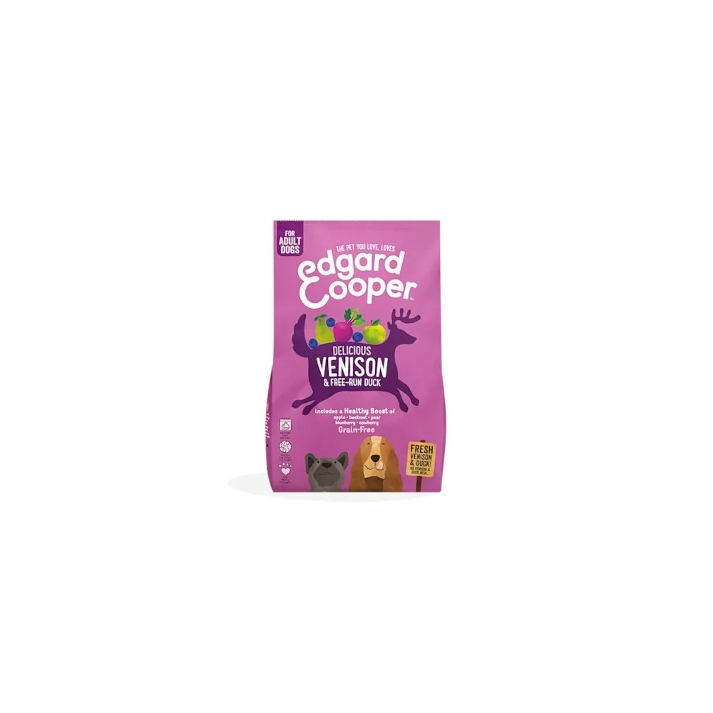 Edgard & CooperEdgard & Cooper Crocchette per cani senza cereali (Cervo e Anatra)
