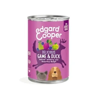 Edgard & Cooper Umido in lattina per cani (Selvaggina e Anatra)