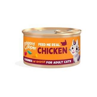 Edgard & Cooper Bocconcini per gatti (Pollo in salsa)