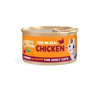 Edgard & Cooper Bocconcini per gatti (Pollo in salsa)