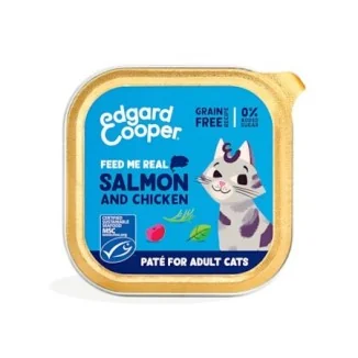 Edgard & Cooper Paté per gatti (Salmone e Pollo)