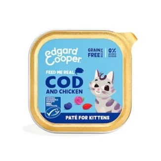 Edgard & Cooper Paté per gattini (Merluzzo e Pollo)